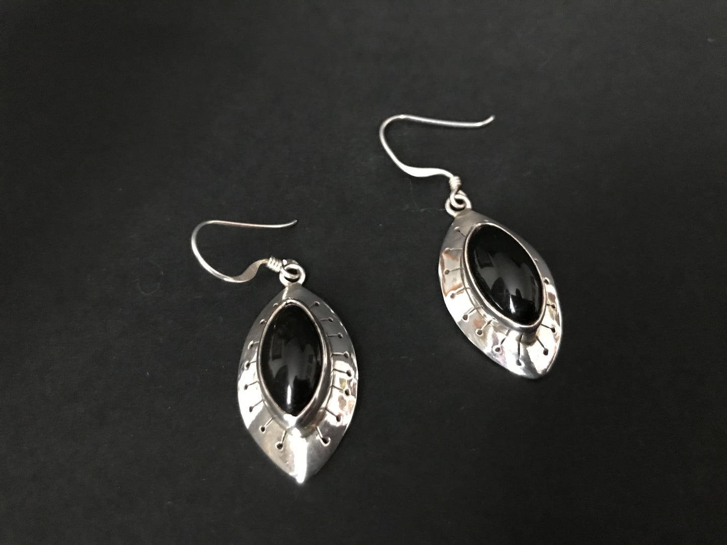 Handmade Eye Designed Silver Earrings - Konmay London