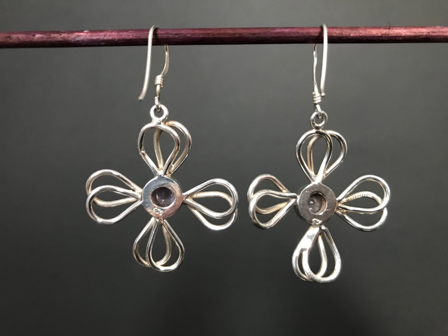 Handmade Tar Flower Earrings - Konmay London
