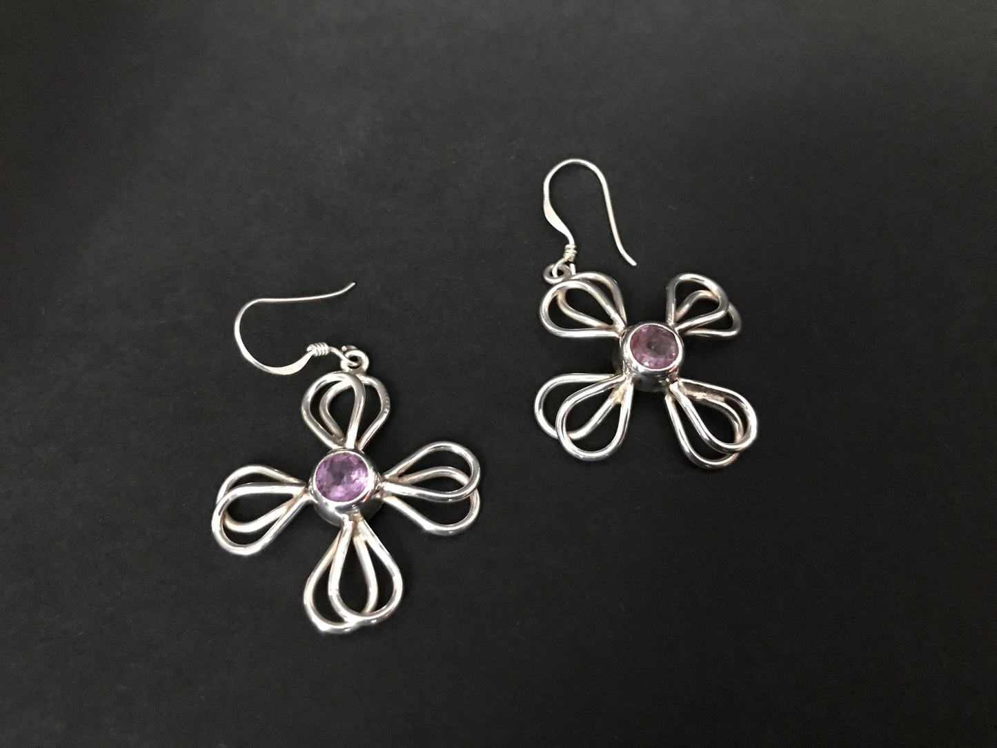 Handmade Tar Flower Earrings - Konmay London