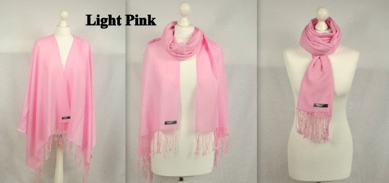 Handmade Personalised Initials 100% Cashmere Scarf - Konmay London
