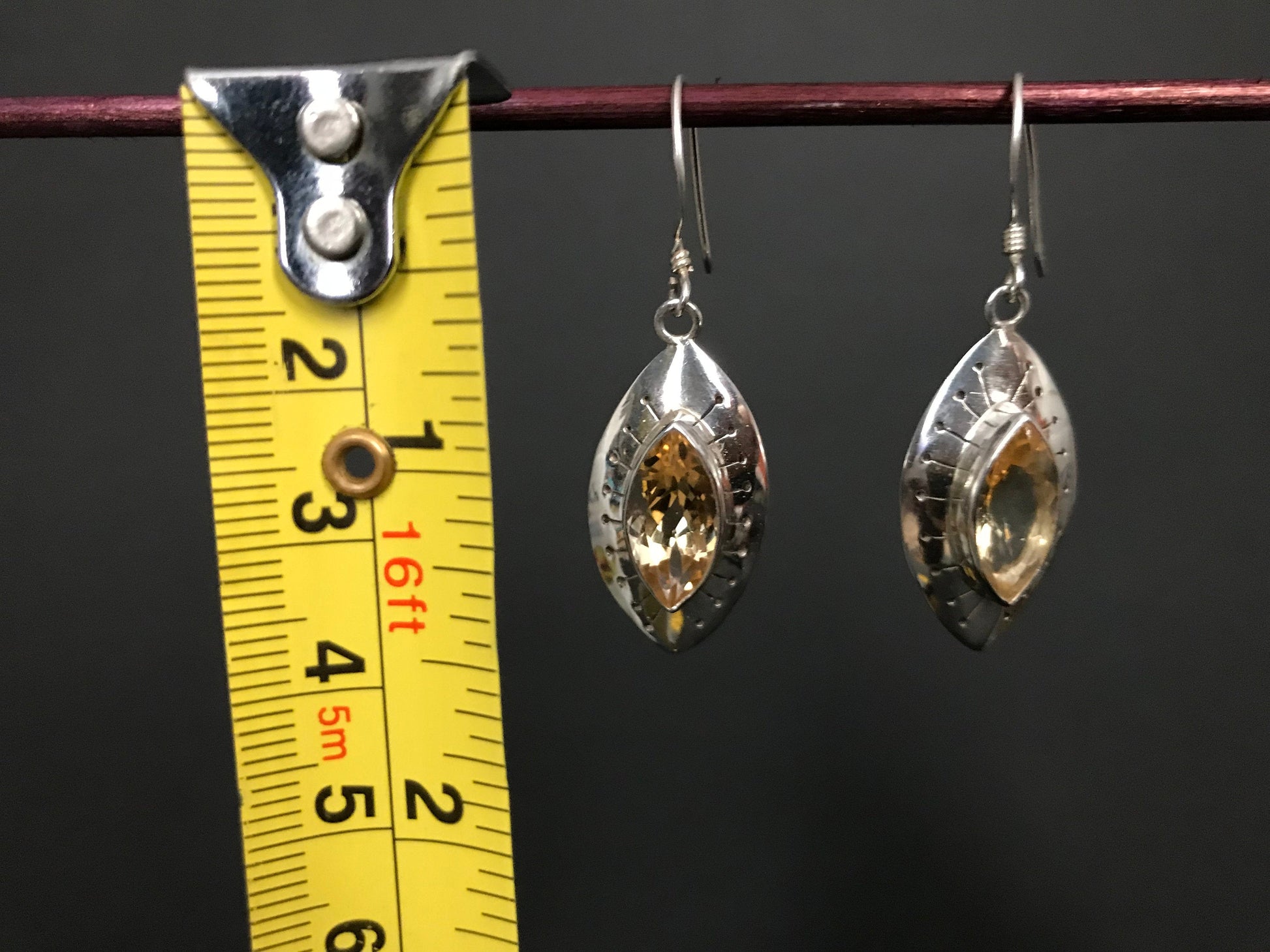 Handmade Eye Designed Silver Earrings - Konmay London