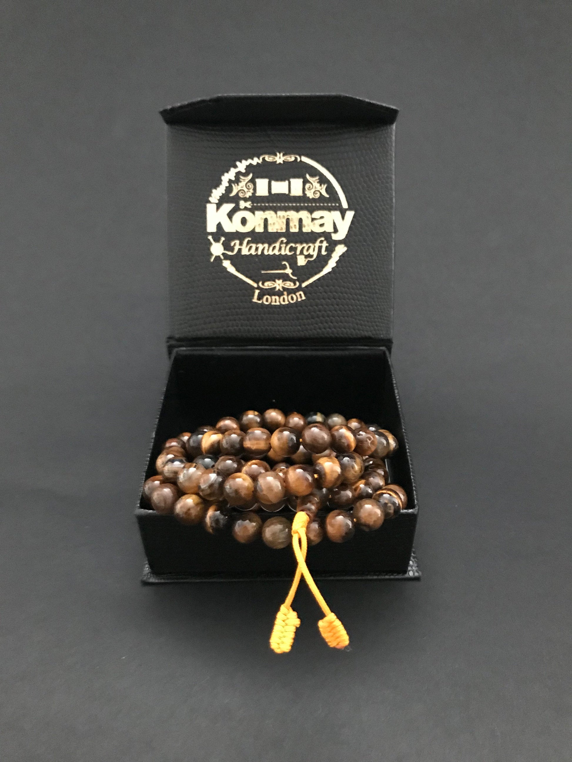 Handmade Tiger Eye Mala - Konmay London