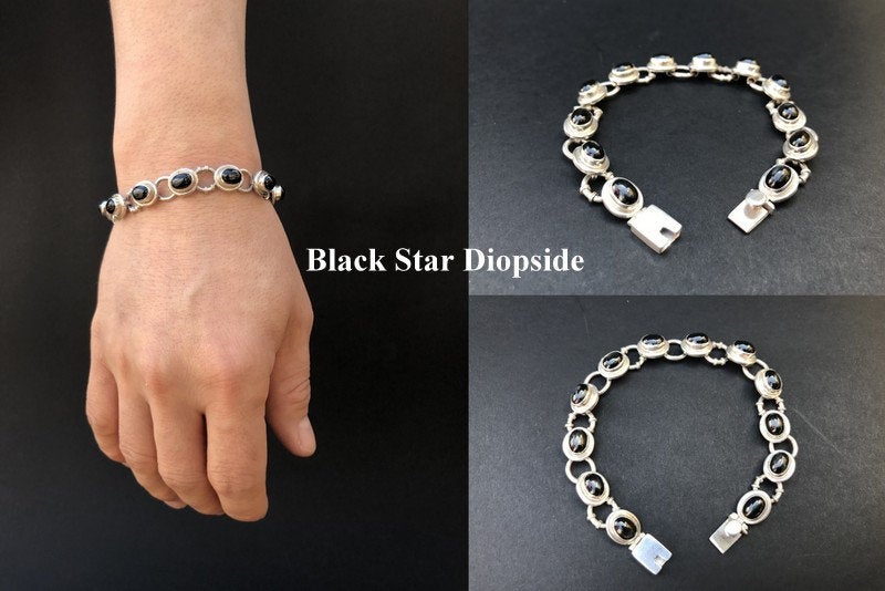 Handmade Bamboo Designed Silver Bracelets - Konmay London