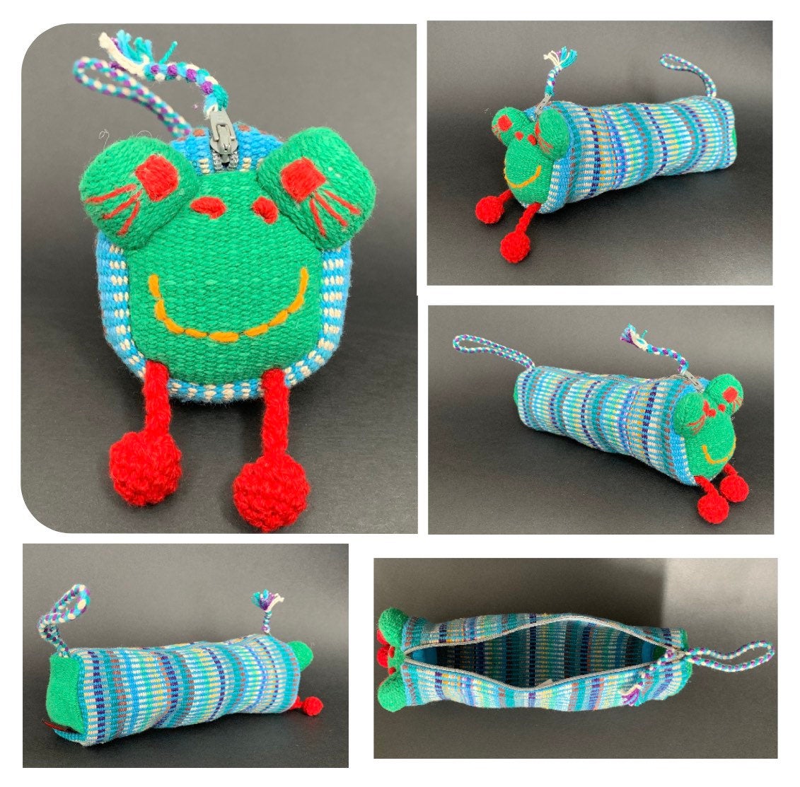 Handmade Frog Pencil Case - Konmay London