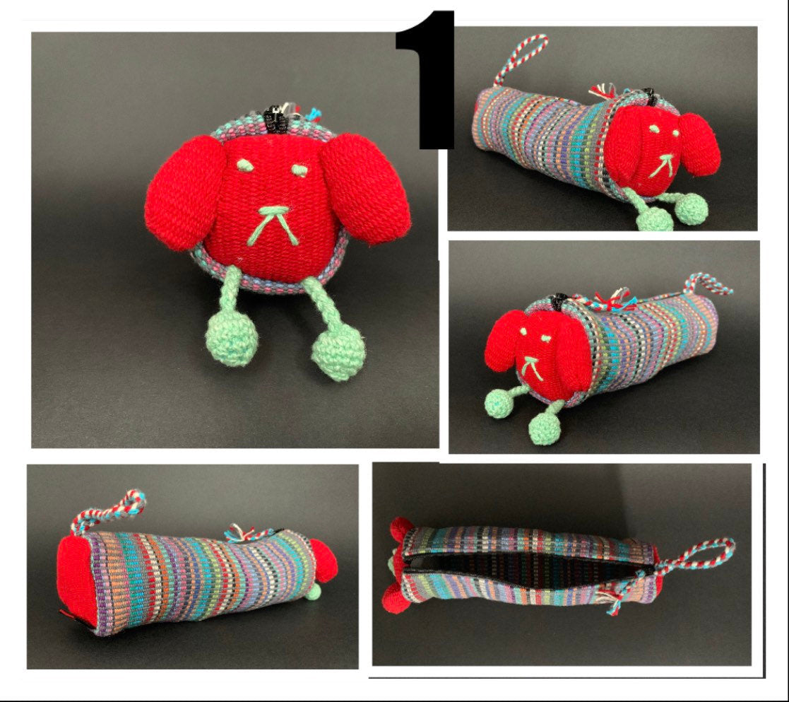 Handmade Dog Puppy Pencil Case - Konmay London