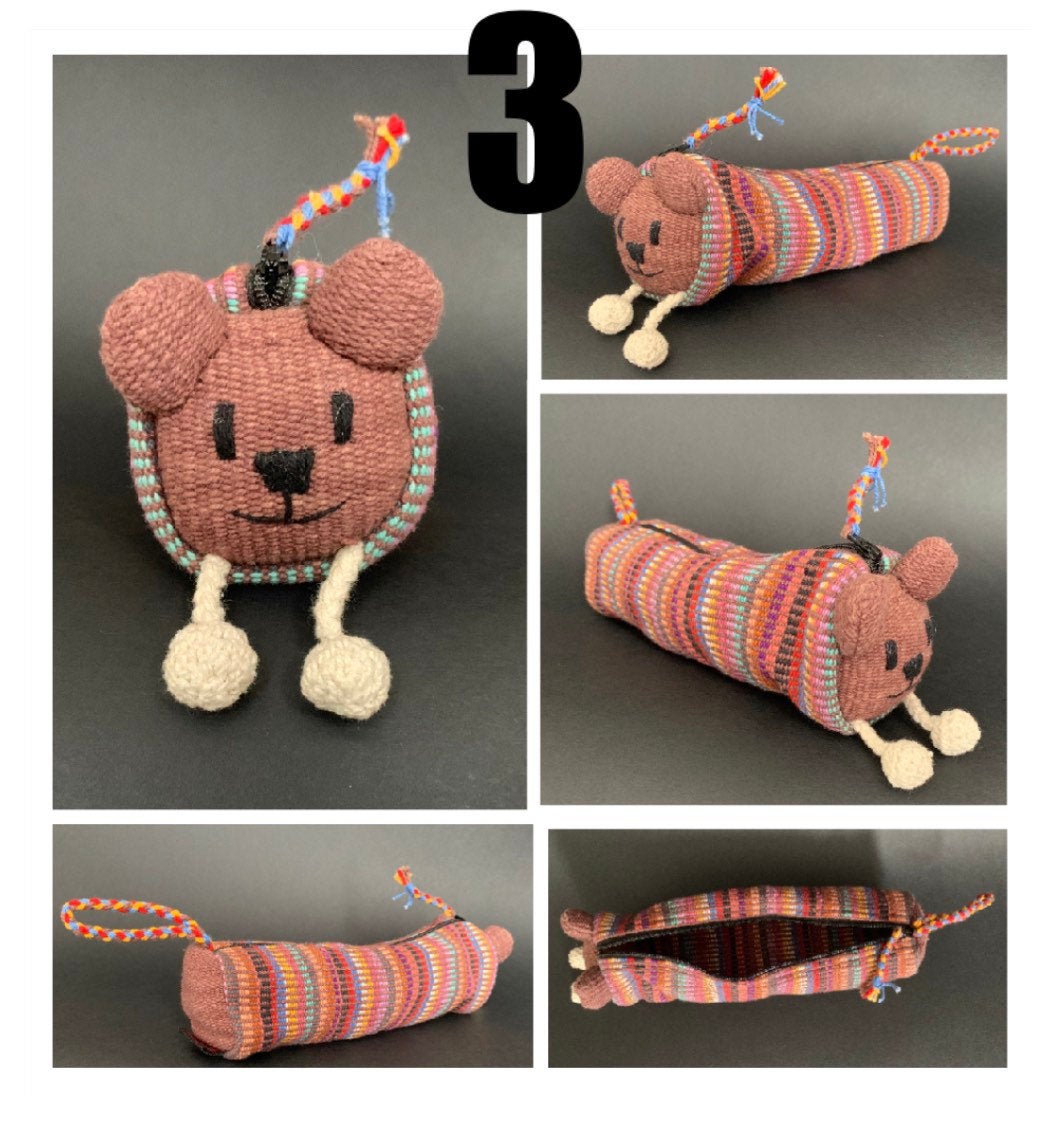 Handmade Teddybear Pencil Case - Konmay London