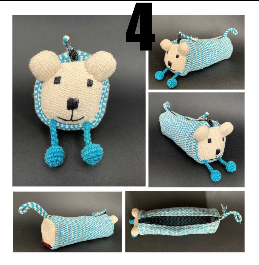 Handmade Teddybear Pencil Case - Konmay London