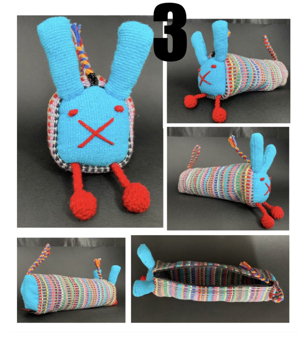 Handmade Rabbit Bunny Pencil Case - Konmay London