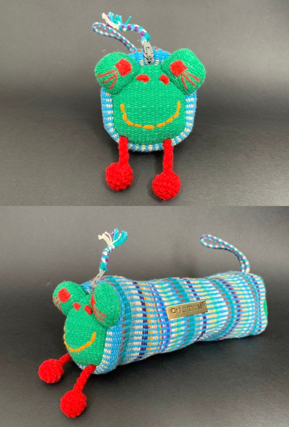 Handmade Frog Pencil Case - Konmay London