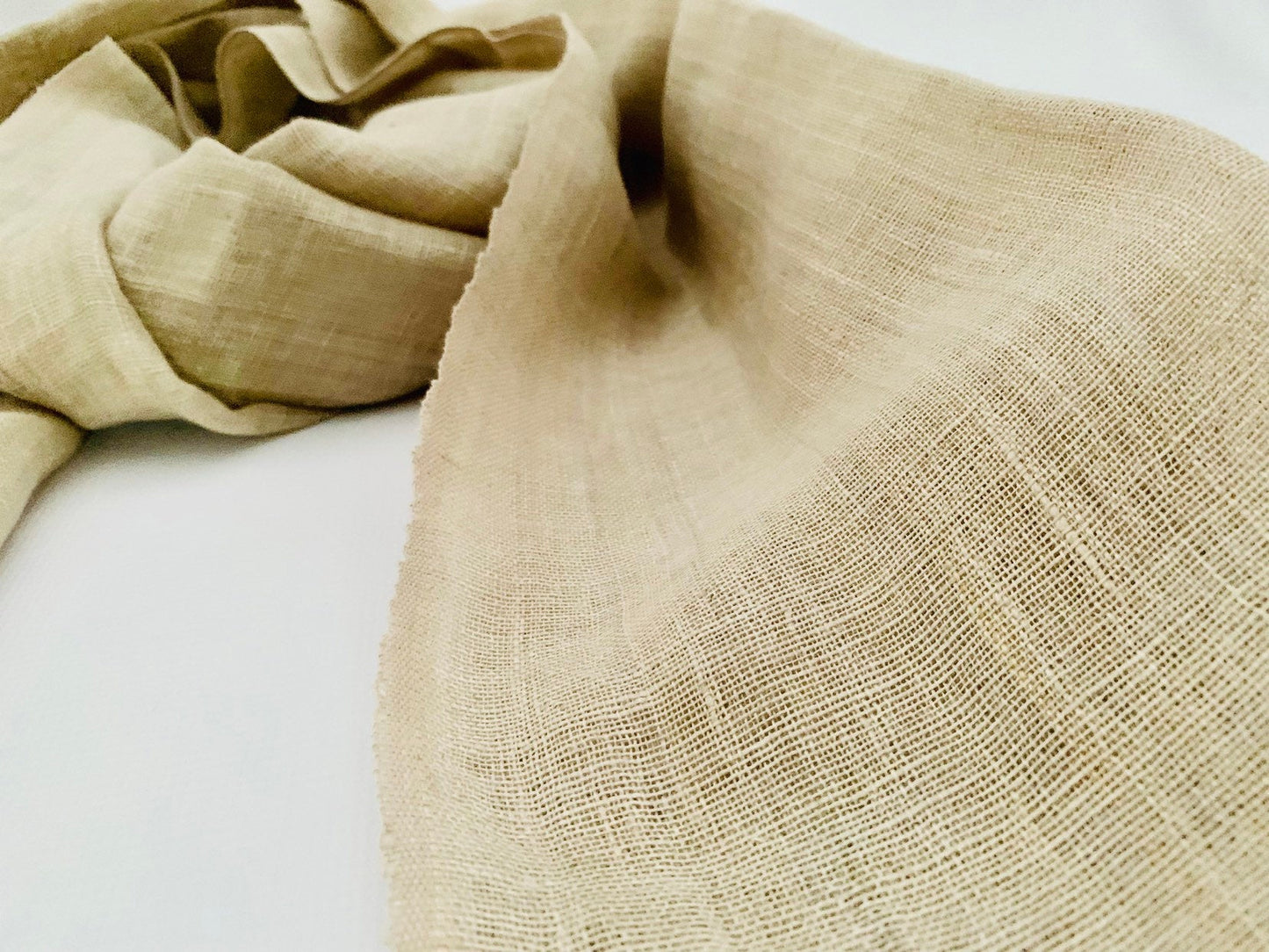 Handmade Personalised Initials Hemp Fibre Scarf - Konmay London