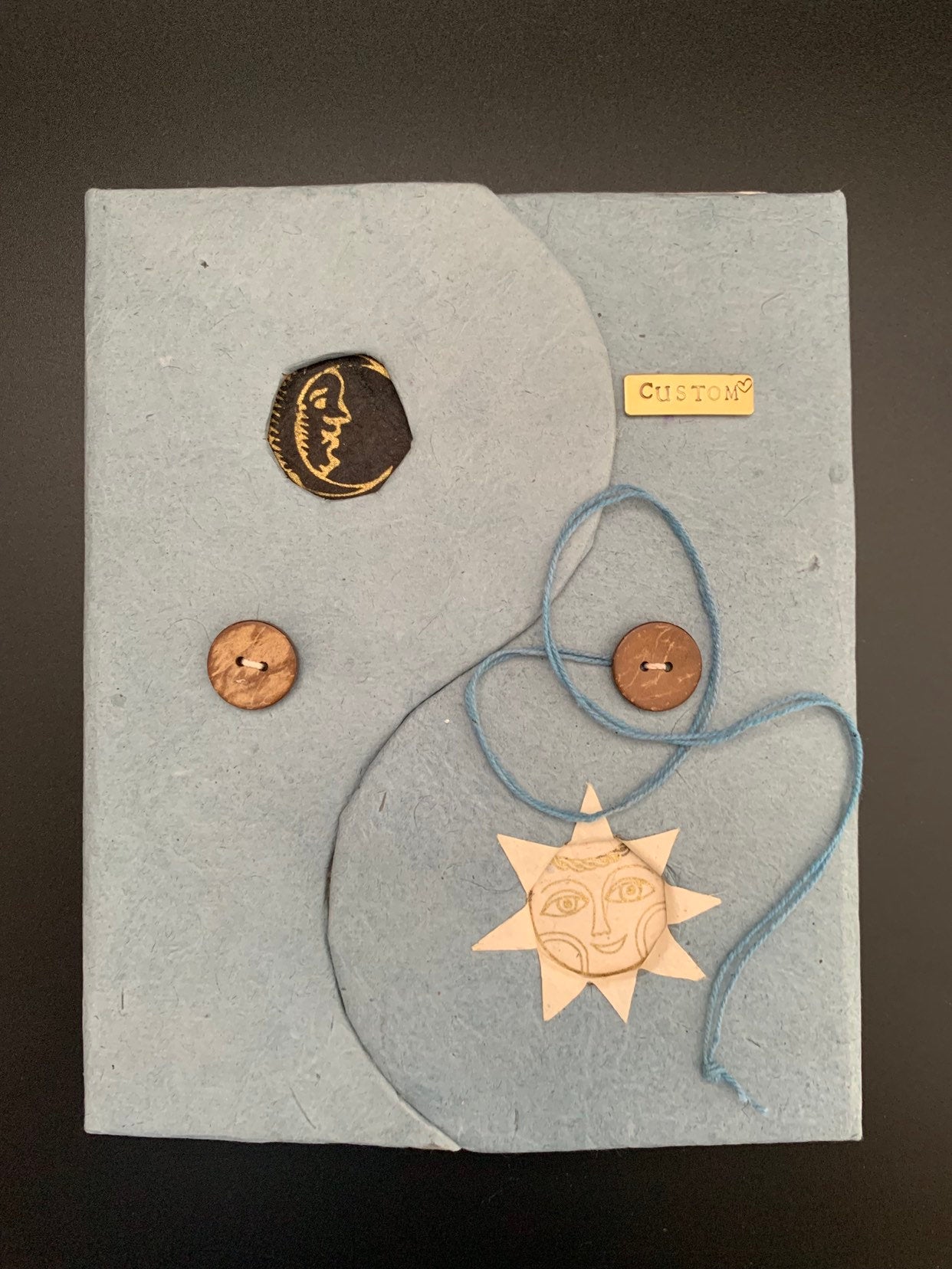 Personalised Sun & Moon Journal / Notebook - Konmay London