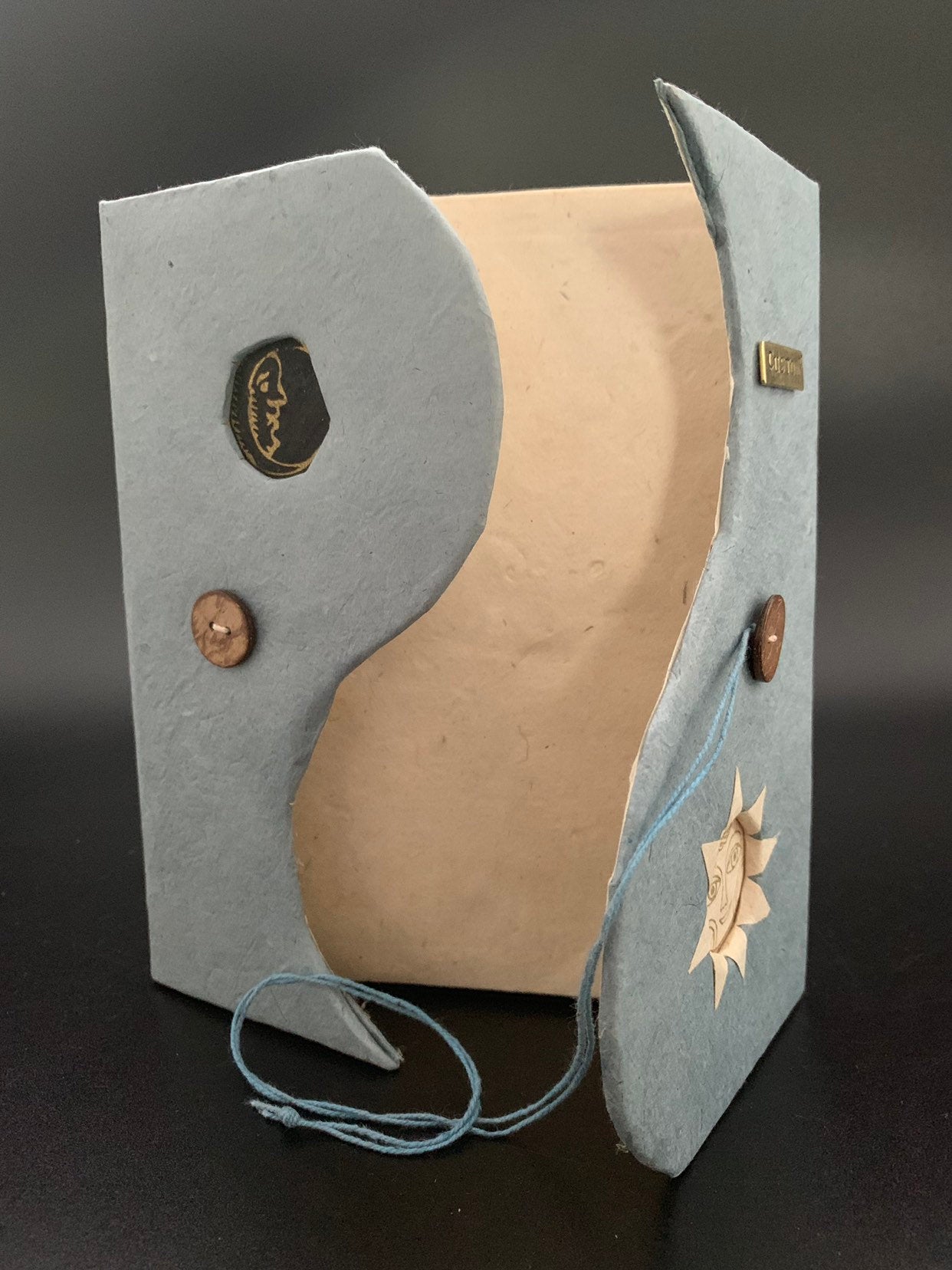 Personalised Sun & Moon Journal / Notebook - Konmay London