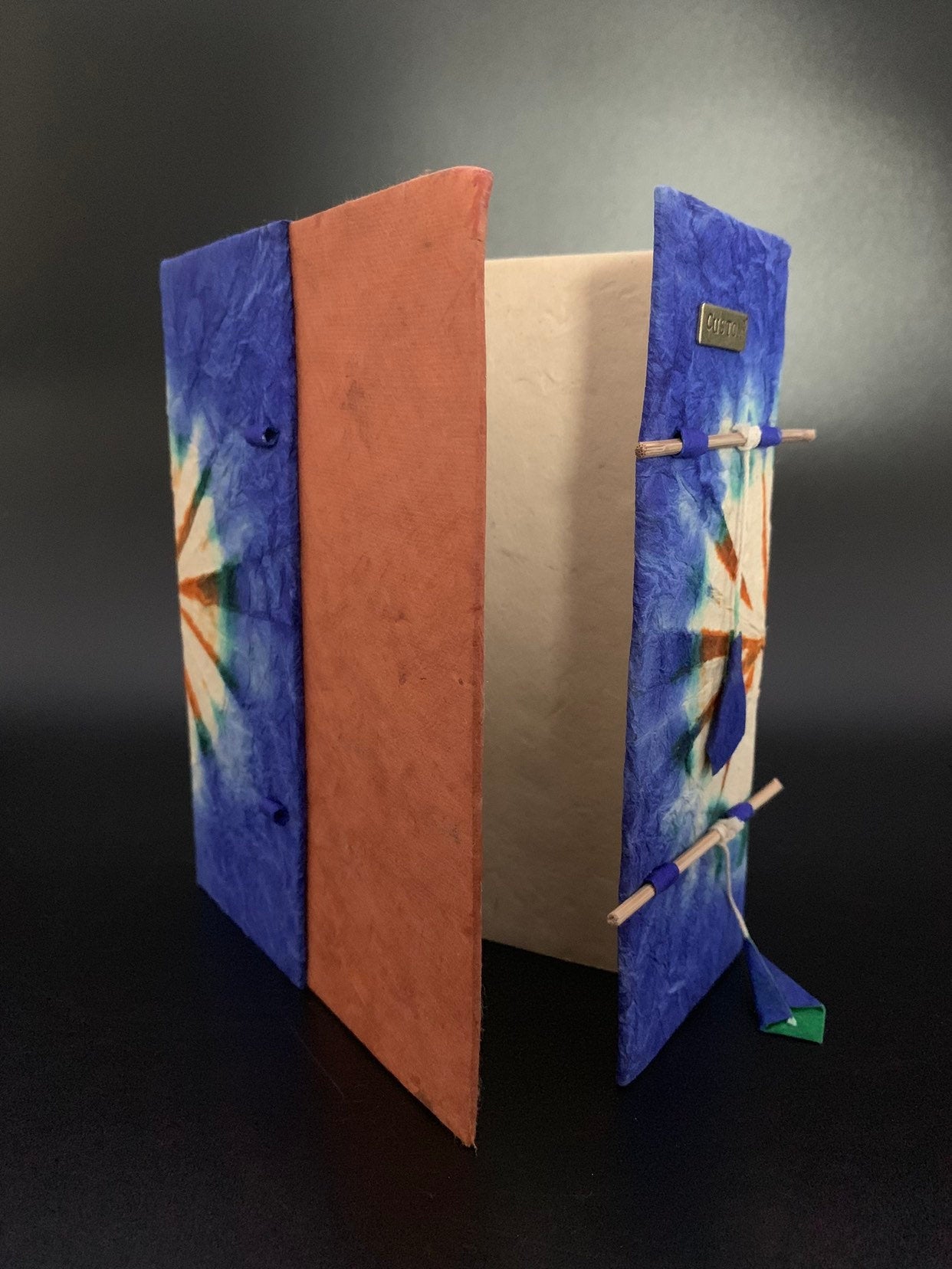 Personalised Tie Dye Slide Lock Journal / Notebook - Konmay London