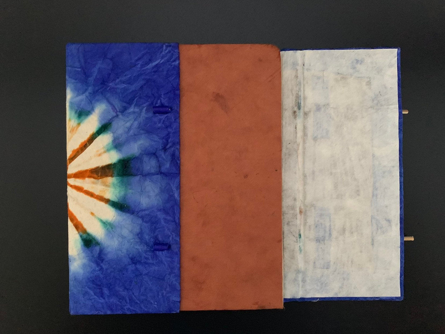 Personalised Tie Dye Slide Lock Journal / Notebook - Konmay London