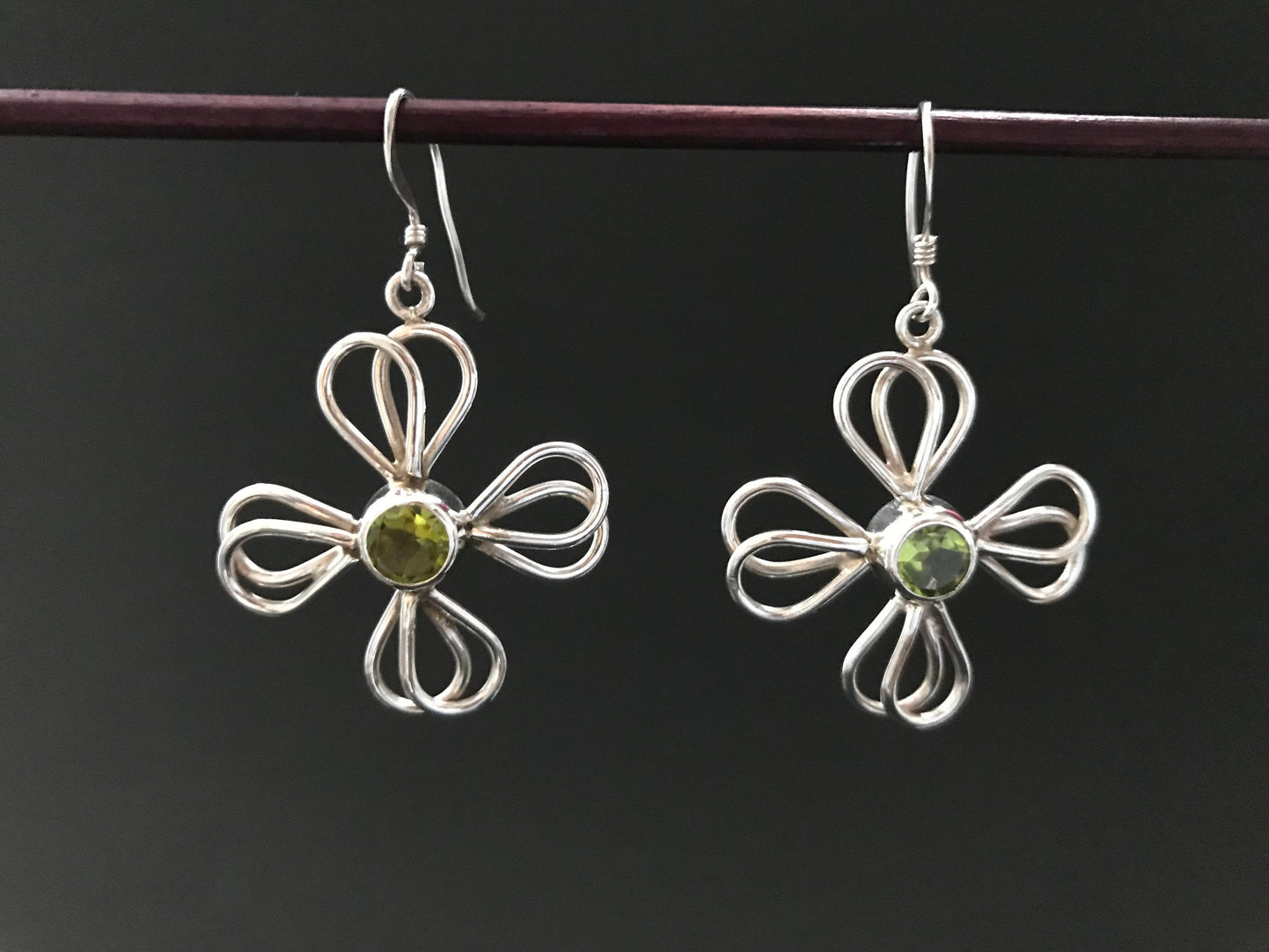 Handmade Tar Flower Earrings - Konmay London