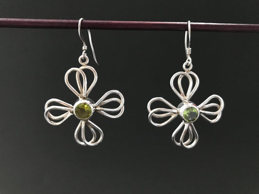 Handmade Tar Flower Earrings - Konmay London