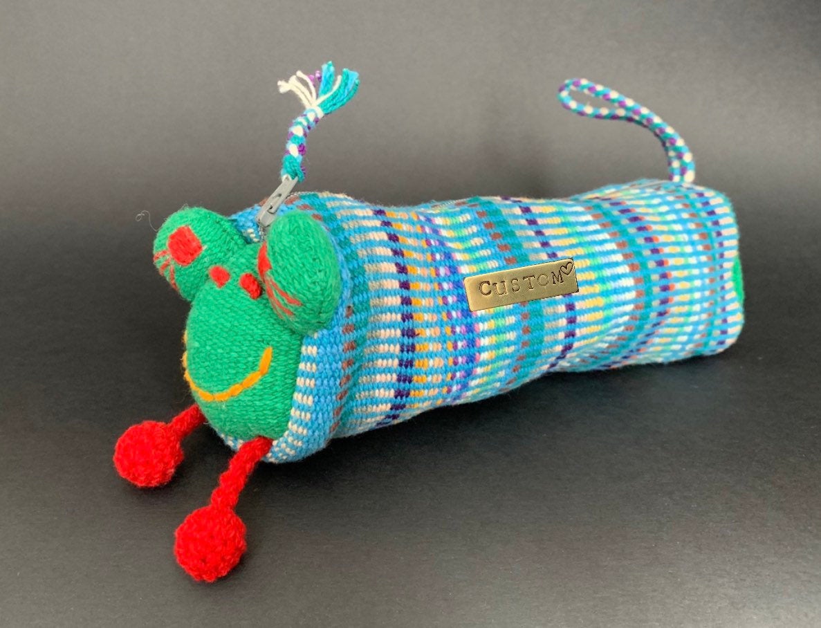 Handmade Frog Pencil Case - Konmay London