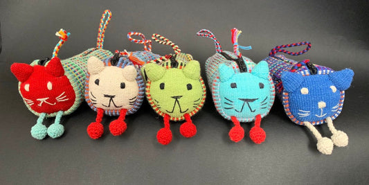 Handmade Cat Pencil Case - Konmay London