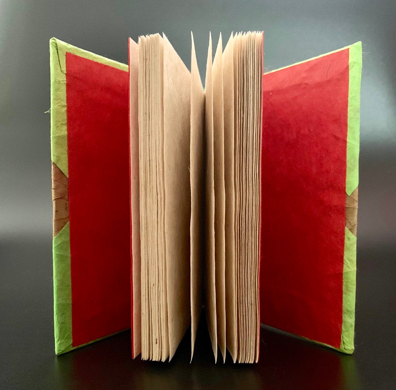 Personalised Natural Dry Leaf Journal / Notebook - Konmay London