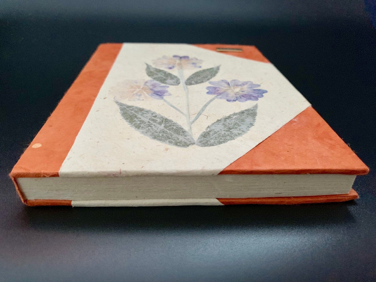 Personalised Natural Flower Journal / Notebook - Konmay London