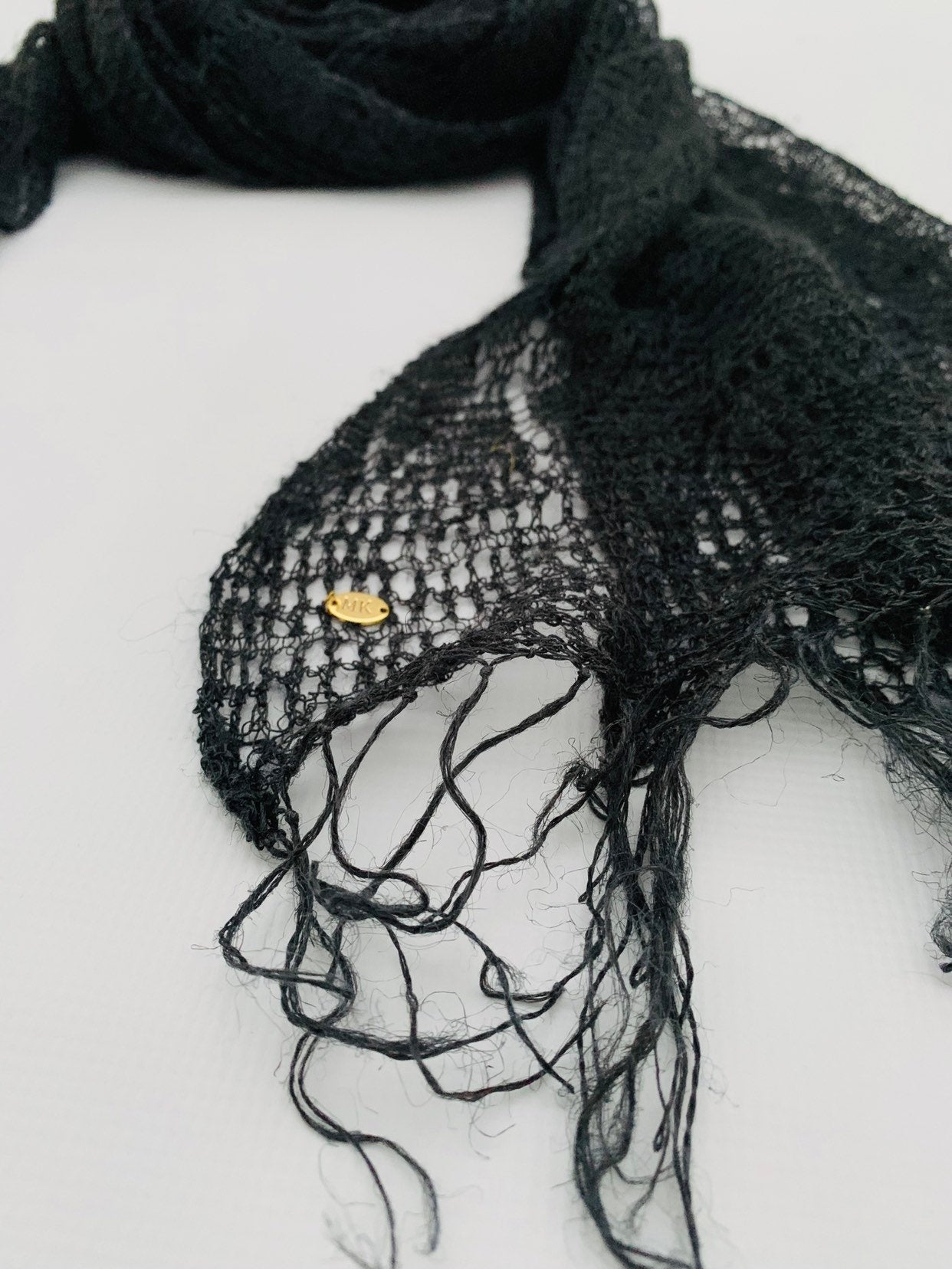 Handmade Personalised Initials Nettle Scarf - Konmay London