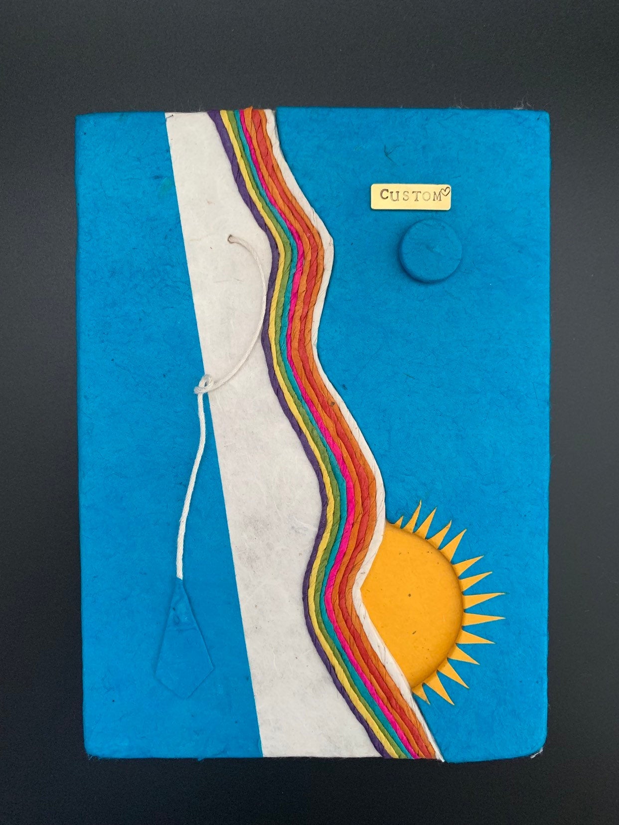Personalised Sun & Rainbow Journal / Notebook - Konmay London