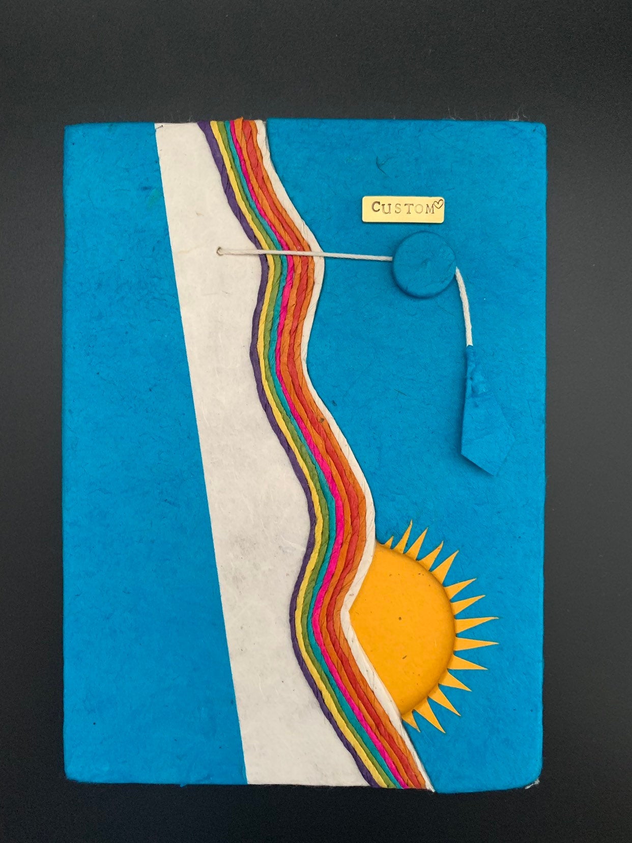 Personalised Sun & Rainbow Journal / Notebook - Konmay London