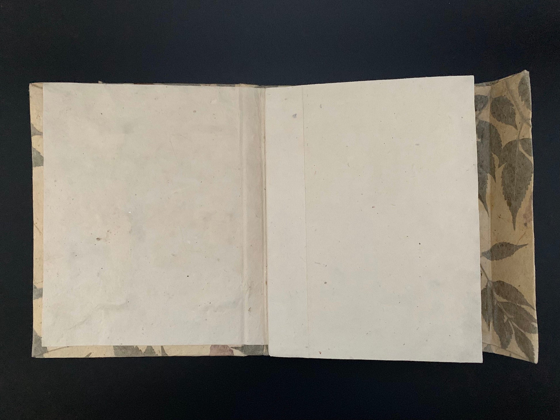 Personalised Dried Leaf Slide Lock Journal / Notebook - Konmay London