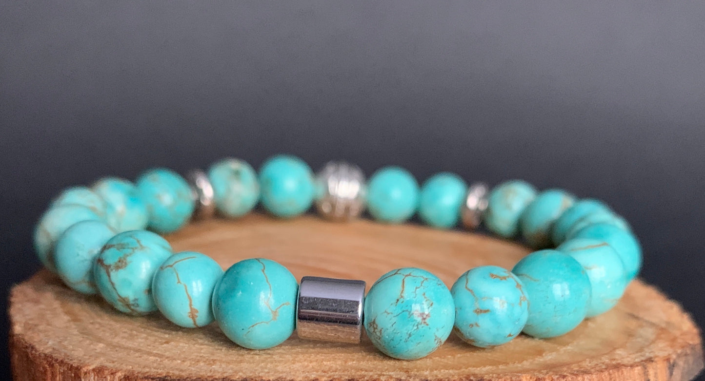 Handmade Turquoise Men Women Bracelet - Konmay London