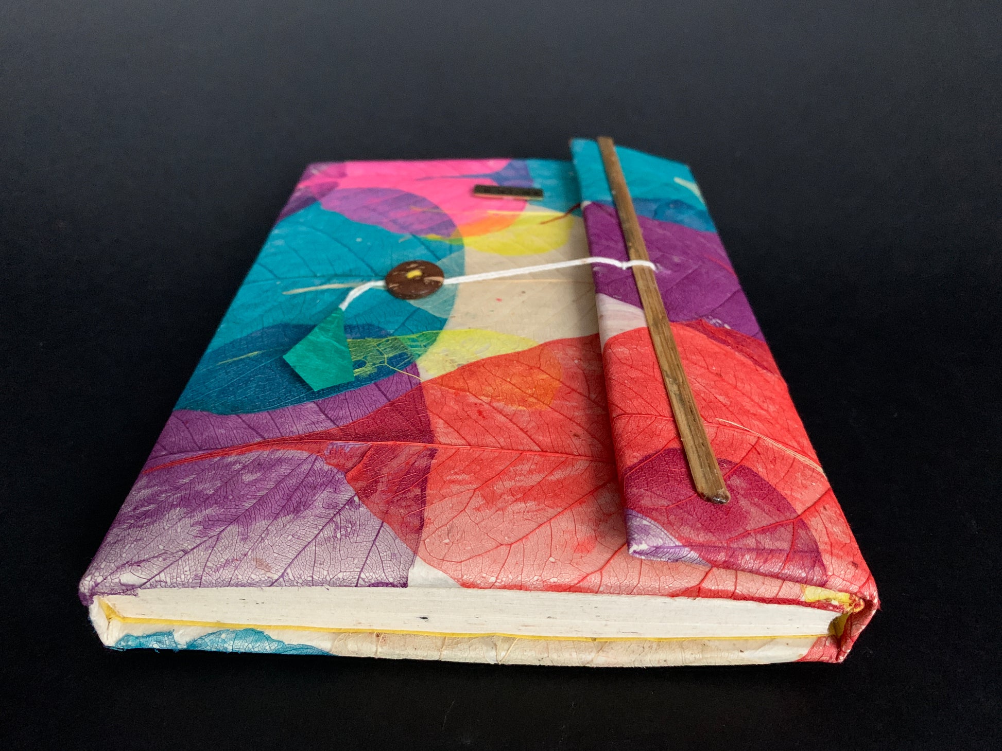 Personalised Leaf Collage Journal / Notebook - Konmay London