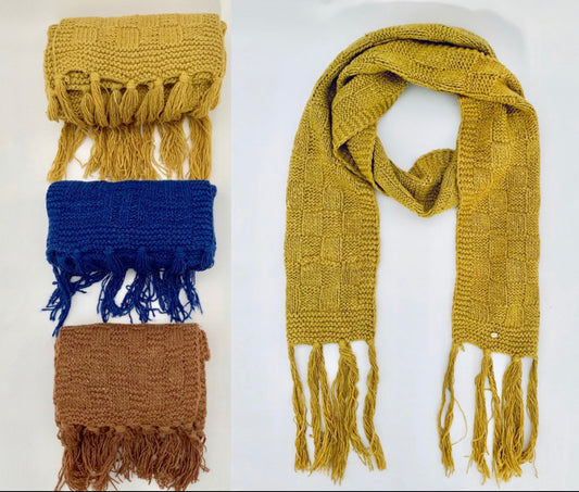 Handmade Personalised Initials Banana Fibre Scarf - Konmay London