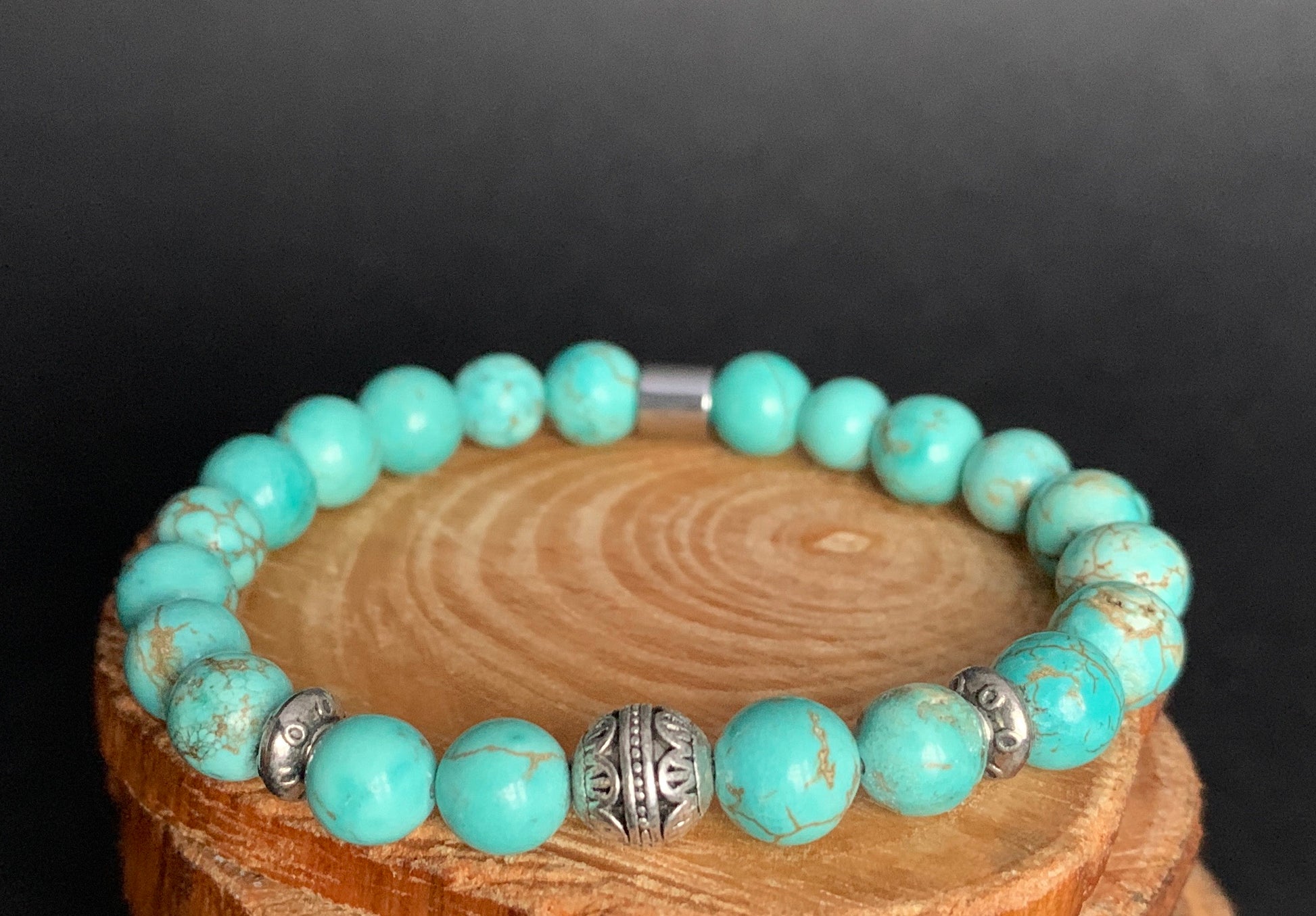 Handmade Turquoise Men Women Bracelet - Konmay London