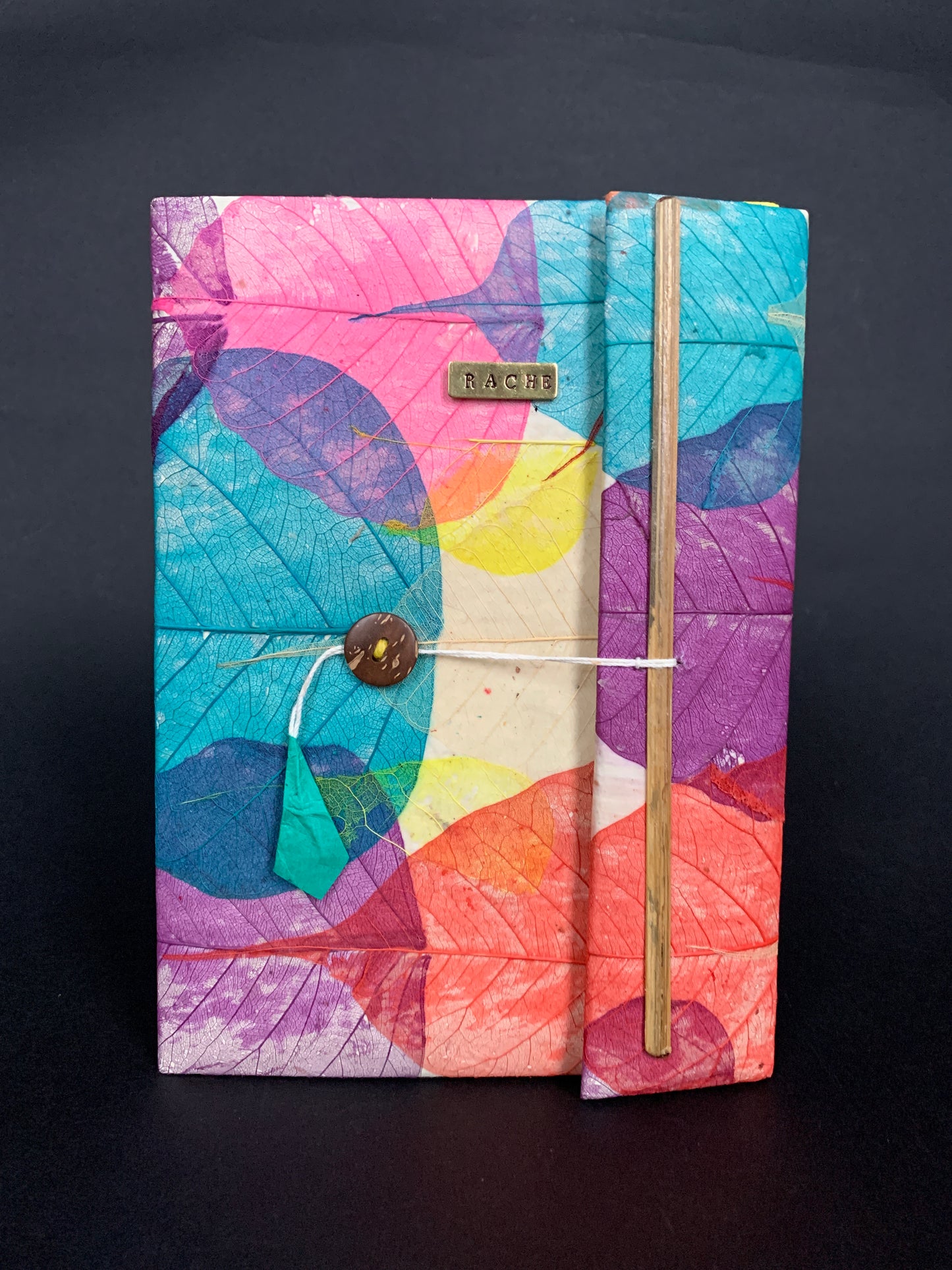 Personalised Leaf Collage Journal / Notebook - Konmay London