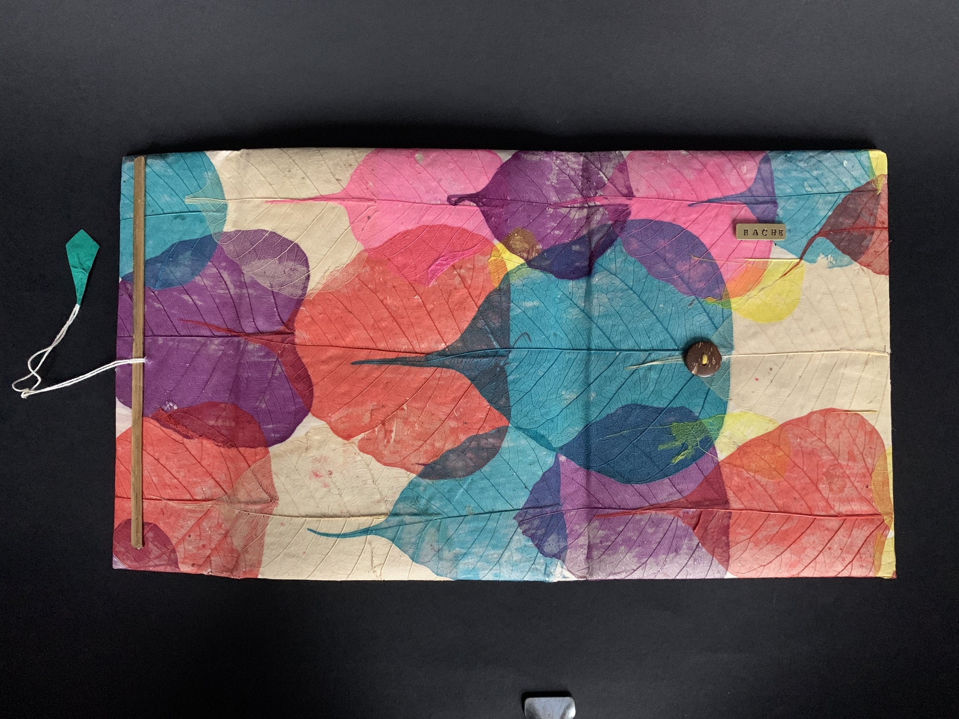 Personalised Leaf Collage Journal / Notebook - Konmay London