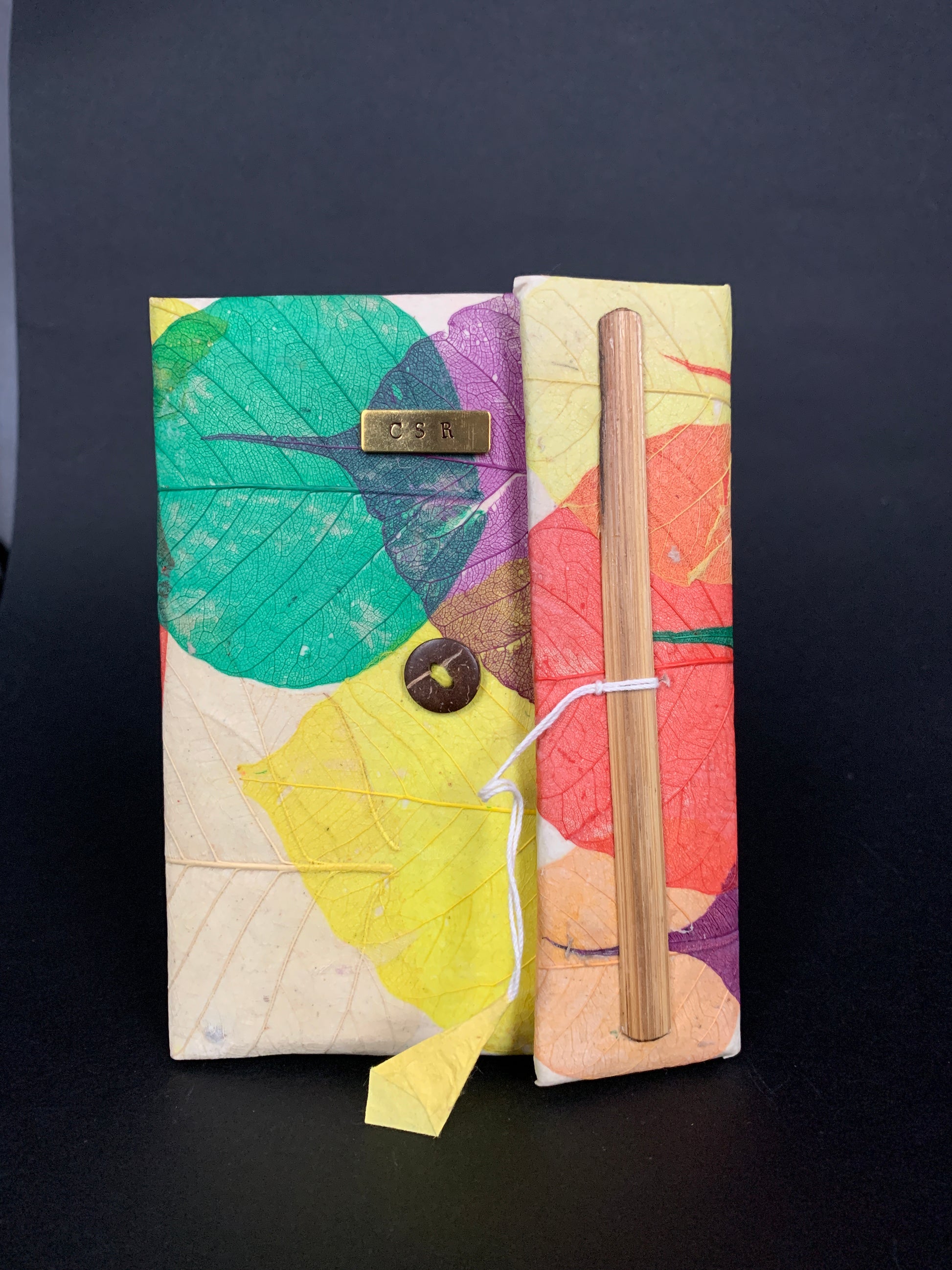 Personalised Leaf Collage Journal / Notebook - Konmay London