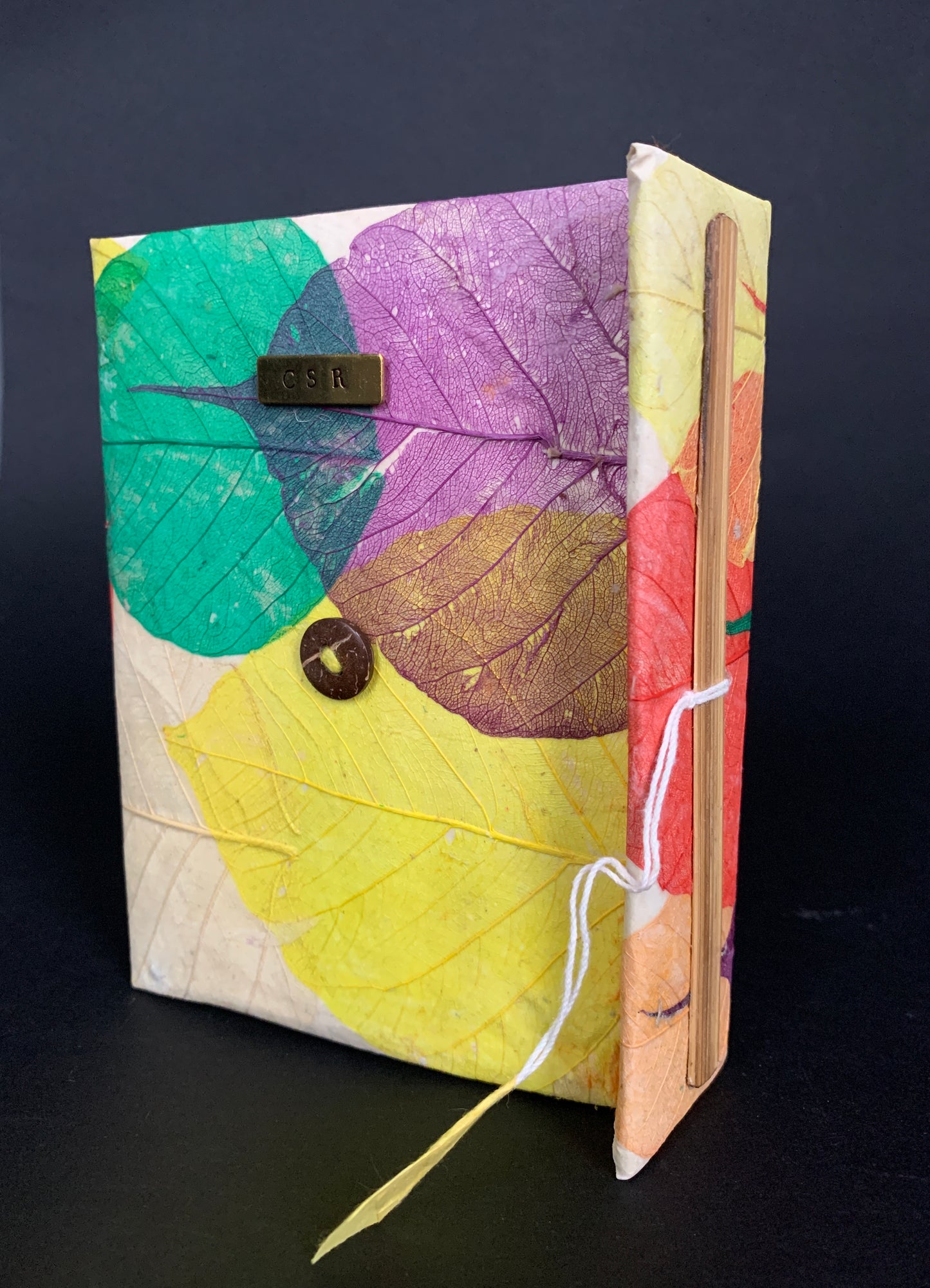 Personalised Leaf Collage Journal / Notebook - Konmay London