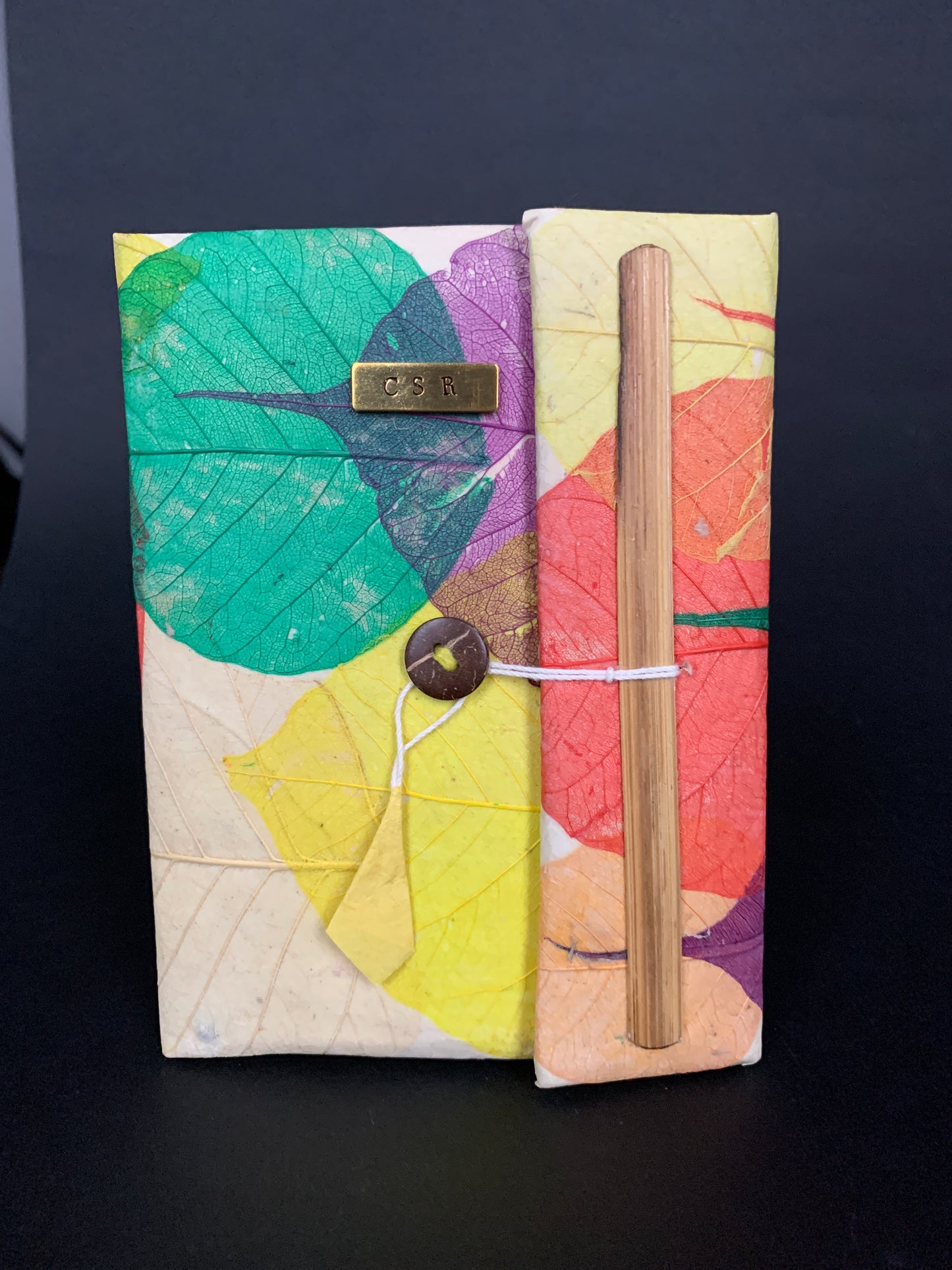 Personalised Leaf Collage Journal / Notebook - Konmay London