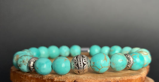 Handmade Turquoise Men Women Bracelet - Konmay London