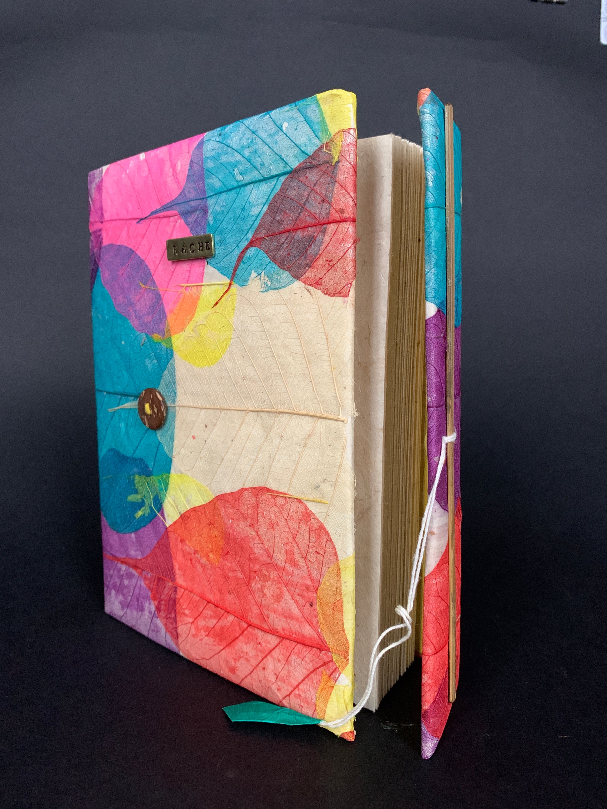 Personalised Leaf Collage Journal / Notebook - Konmay London