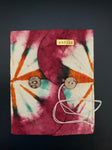 Personalised Tie Dye Button Thread Lock Journal / Notebook