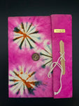 Personalised Tie Dye Lock Journal / Notebook