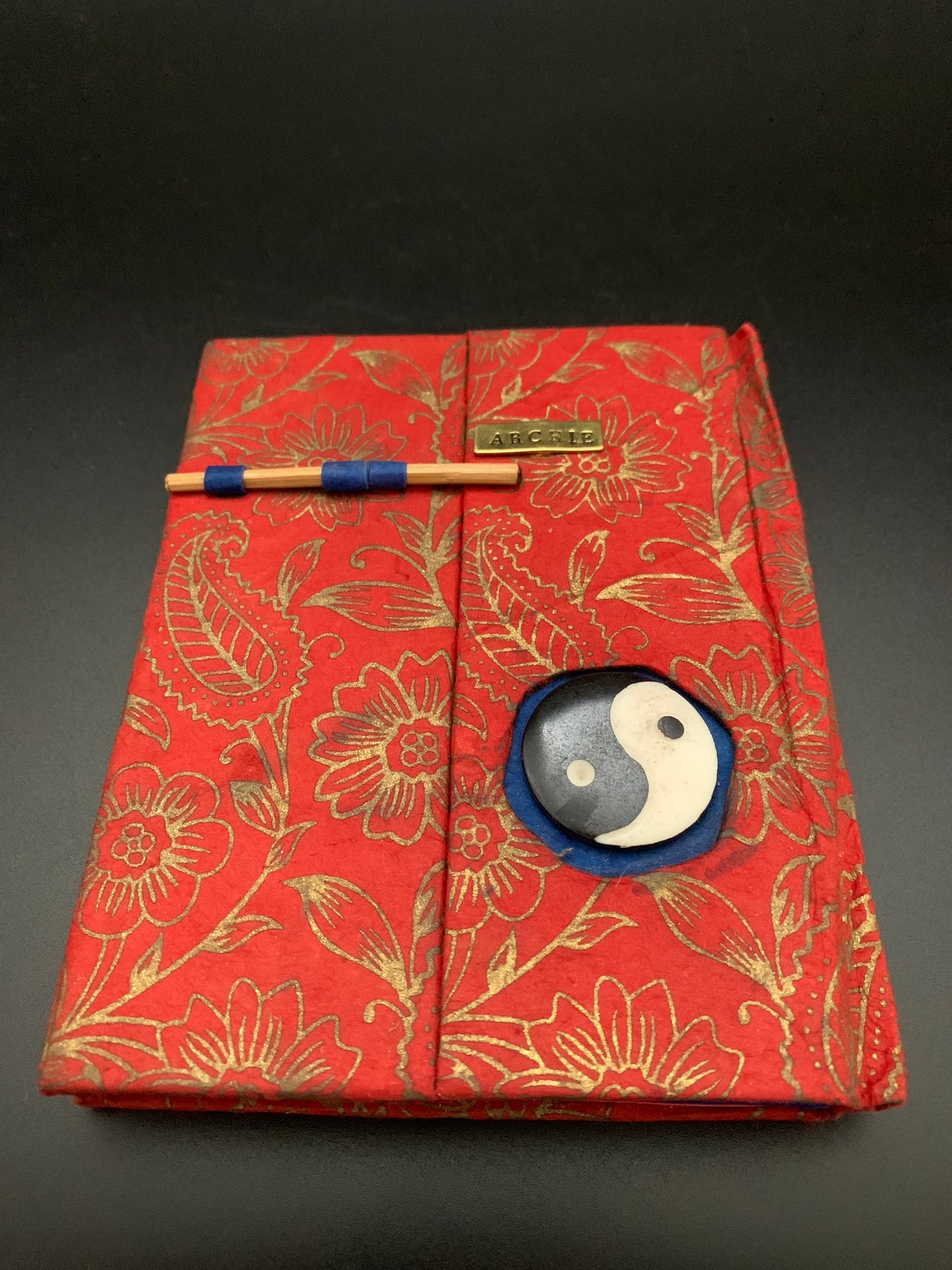 Personalised Yin Yang Slide Lock Journal / Notebook