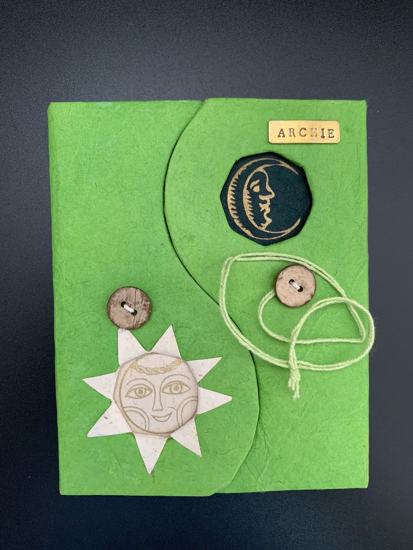 Personalised Sun & Moon Journal / Notebook