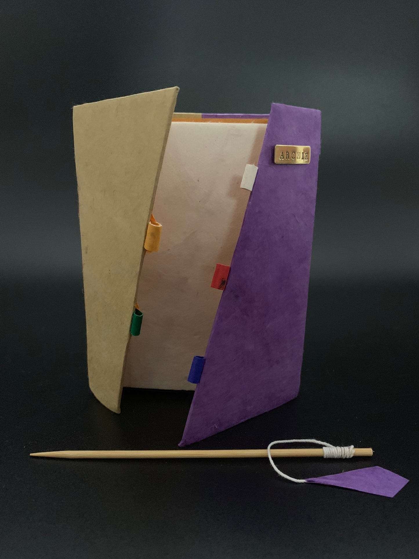 Personalised Diagonal Slide Lock Journal / Notebook