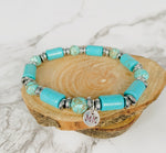 Personalised Turquoise Hematite Bracelet