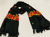 Handmade Personalised Initials Embroidery Scarf - Konmay London