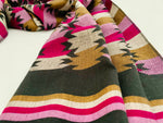 Handmade Personalised Initials Welf-Inlay Designed Cotton Scarf - Konmay London