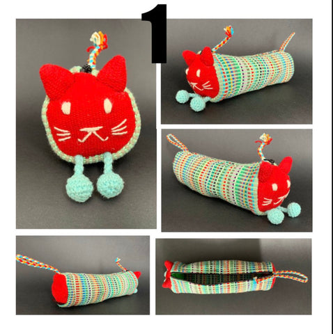 Handmade Cat Pencil Case - Konmay London