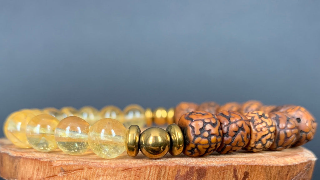 Citrine Gemstone Bracelet - Handmade Jewelry for Men and Women