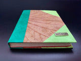 Personalised Natural Dry Leaf Journal / Notebook - Konmay London